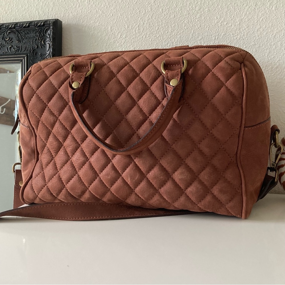 IMedici Large Brown Leather Satchel